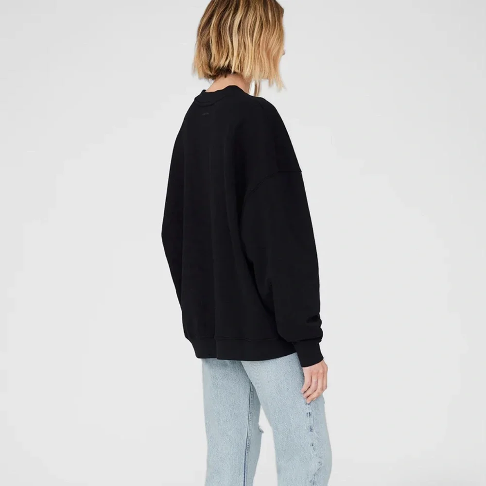 Anine Bing Black Crew Neck Sweater - Picture 3 of 7